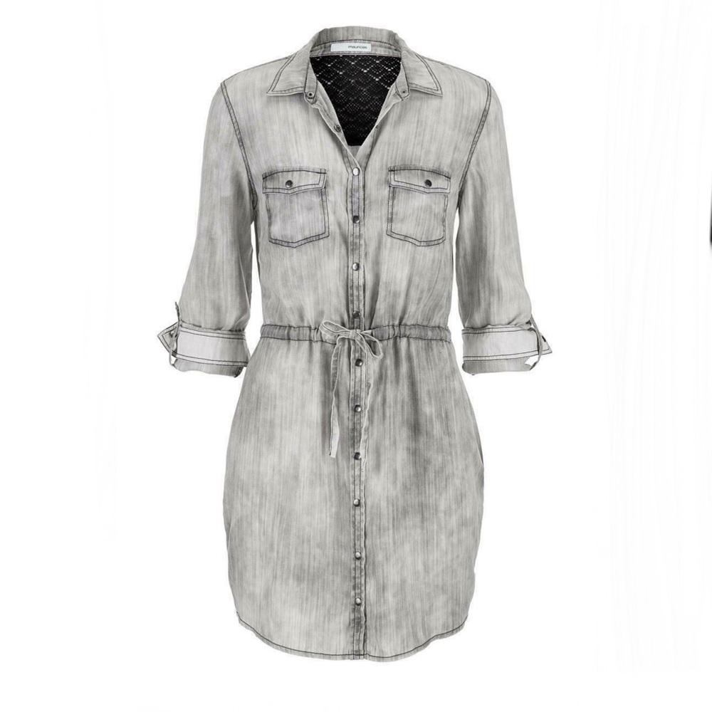 Maurices Long Sleeves Shirt Dress Size M